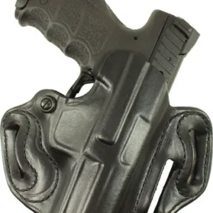 DESANTIS SPEED SCABBARD HOLSTR - RH OWB LEATHER JUDGE 3" BLK