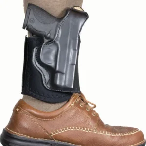 DESANTIS DIEHARD ANKLE HOLSTER - RH LEATHER SIG P365 BLACK