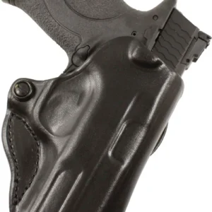 DESANTIS MINI SCABBARD HOLSTER - RH OWB LEATHER WALTHER CCP BLK