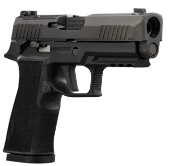 P320 XTEN Carry Comp 10mm 3.8" MS Blk 2/15rd