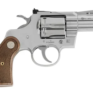 Python, .357 Mag, 2.5" Barrel, Stainless, Waln