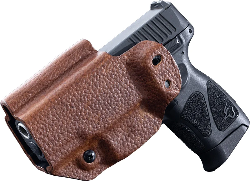 Ambi IWB/OWB Leather Hyb rid, Taurus G series Brn