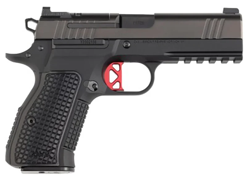 Dan W DWX COMPACT 9mm 4" OR/Rail, Blk, 10-rd
