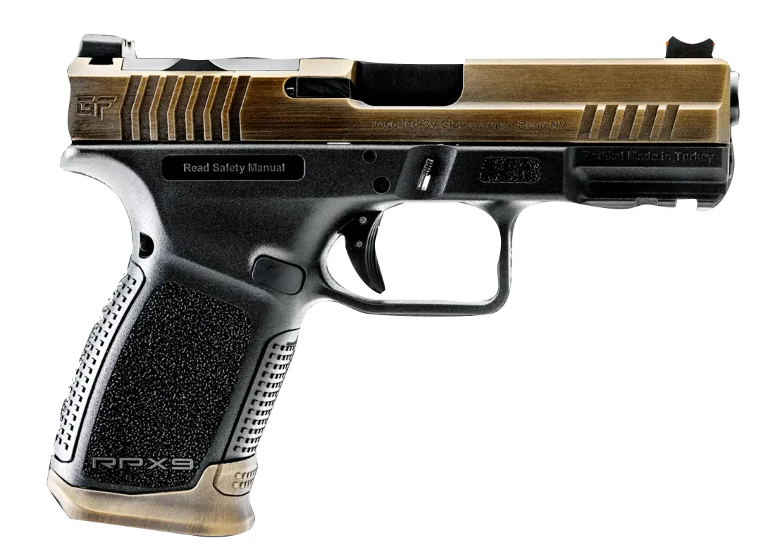 G-Force RPX3C9 9mm 4" Bronze/Blk 15-rd