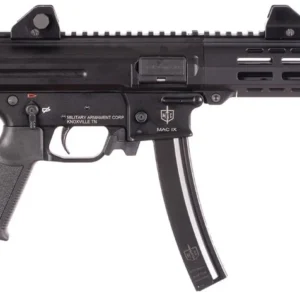 MAC IX 9mm 6.5" TB Adj Sghts Blk (2)30rd