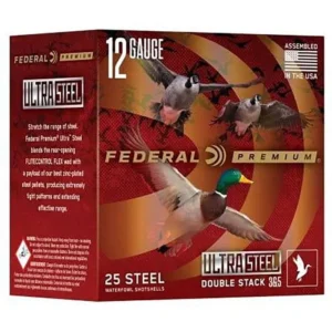 FEDERAL 12GA 3” 1 1/4OZ 2 & 4 1450 FPS "ULTRA STEEL" 25 RD/BX 10 BX/CS