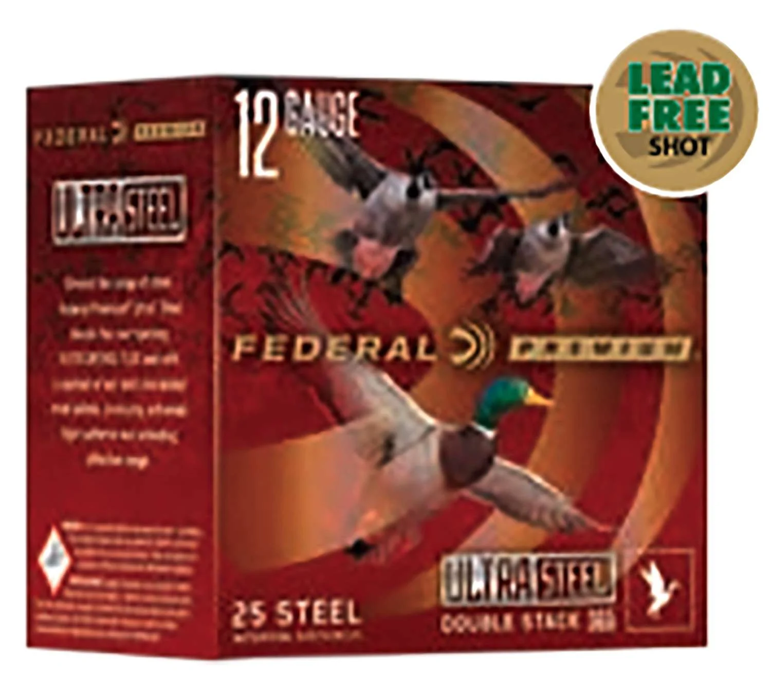 FEDERAL 20GA 3" 1OZ 1400FPS 3 & 5 "ULTRA STEEL" 25 RD/BX 10 BX/CS