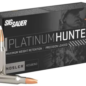 SIG SAUER PLATINUM HUNTER 243 WIN 90G ACCUBOND 20RD BX