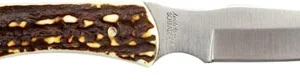 UNCLE HENRY KNIFE NEXT GEN - STAGLON 3.1" CAPER W/LTHR SHTH