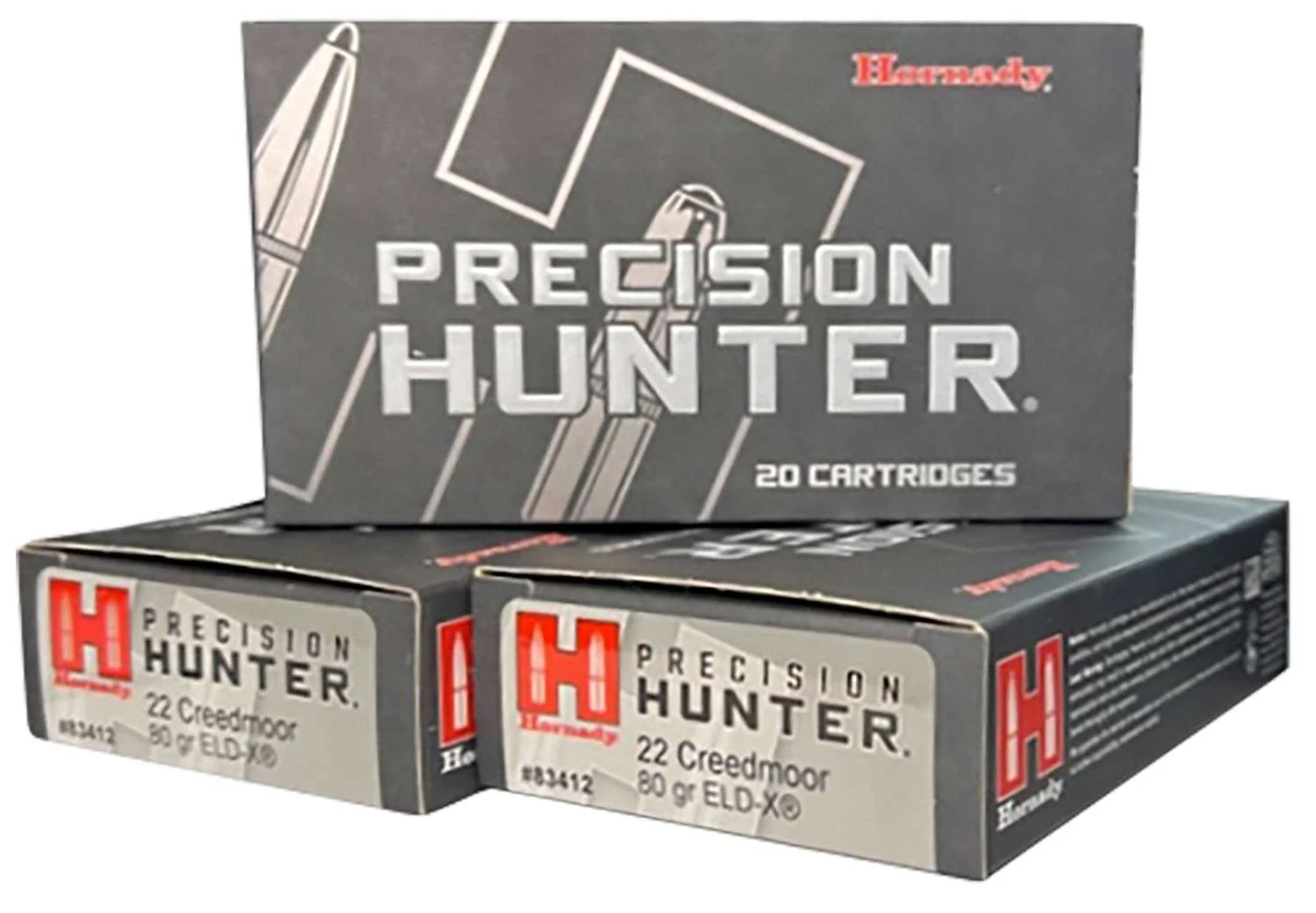 HORNADY 22 CREEDMOOR 80 GR ELD-X® 20RD/BX 10BX/CS