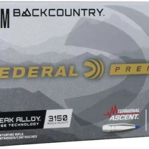 FEDERAL 7MM BACKCOUNTRY 170GR TERMINAL ASCENT 20RD/BX 10BX/CS