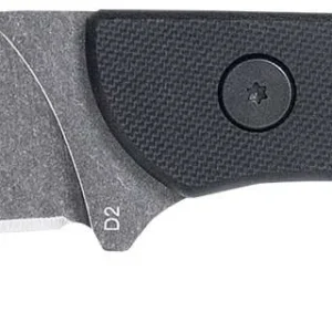 COBRATEC FIXED BLADE D2 SKINNER BLACK GENERATION II