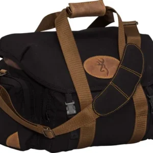 BROWNING LONA CANVAS SHOOTING - BAG 19"WX11.5"HX13"D BLK/BRN