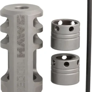 BROWNING RECOIL HAWG MUZZLE - BRAKE SILVER COLLARS & TOOL