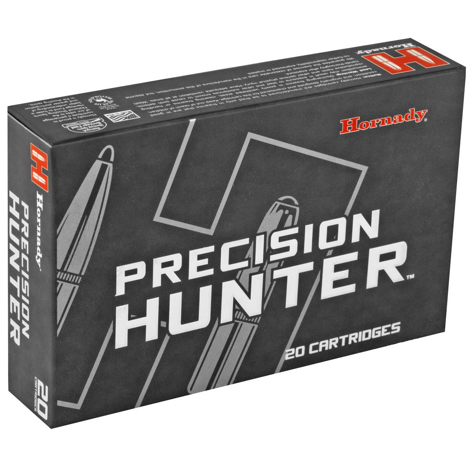 HORNADY PRECISION HUNTER 25-06 REM 110G ELD-X 20RD BX 200RD CASE