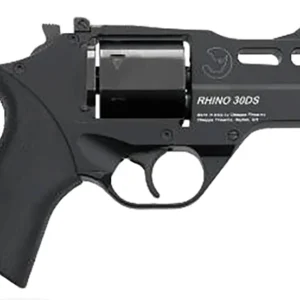 RHINO Rev.30DS,357Mag 3"Blk,MoonClp 6Rd