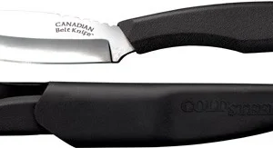 COLD STEEL CANADIAN BELT KNIFE - 4" PLAIN EDGE BLADE W/SHEATH