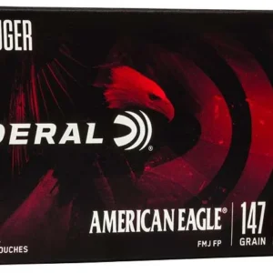 FEDERAL 9MM LUGER 147GR FMJ FP 50 RD/BX 20 BX/CS