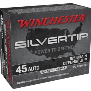 W 45ACP, 185gr.,Silver Tip HP 20/Box