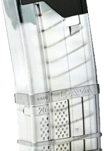 LANCER MAGAZINE L5AWM AR-15 - 5.56X45 20RD TRANSLUCENT CLEAR