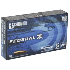 FEDERAL 6.5 CREEDMOOR 95GR HORNADY V-MAX 20 RD/BX 10 BX/CS