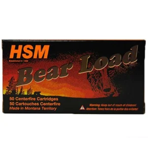 HSM AMMUNITION 45-70 GVT 430GR HL RNFP 20RD BOX 25 BOXES PER CASE