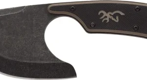 BROWNING KNIFE CUTOFF SKINNER - 2.5" BLADE BLACK W/SHEATH