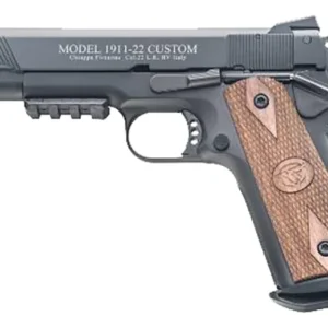 1911 Custom 22LR 5" BBL Blk,Wood Gp 2/10