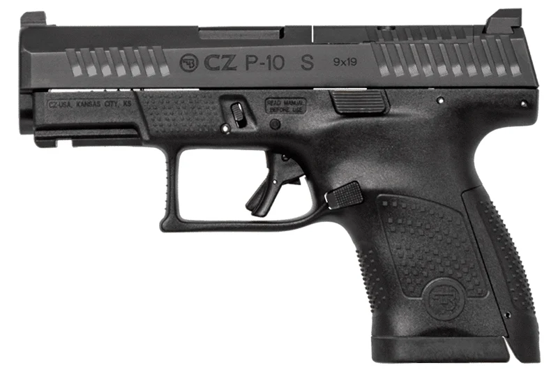 CZ P-10 S 9mm 3.5" Black , TF-SR 12rd
