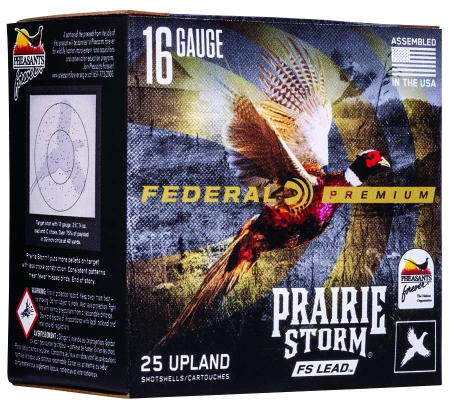 FEDERAL 16GA 2 3/4" 1-1/8 OZ 6 SHOT FS LEAD 25 RD/BX 10 BX/CS