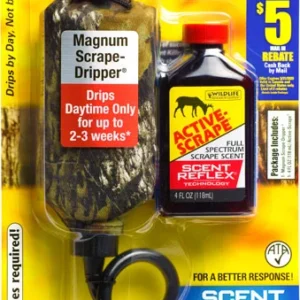 WRC DEER LURE ACTIVE SCRAPE/ - SCRAPE DRIPPER COMBO 4FL OZ