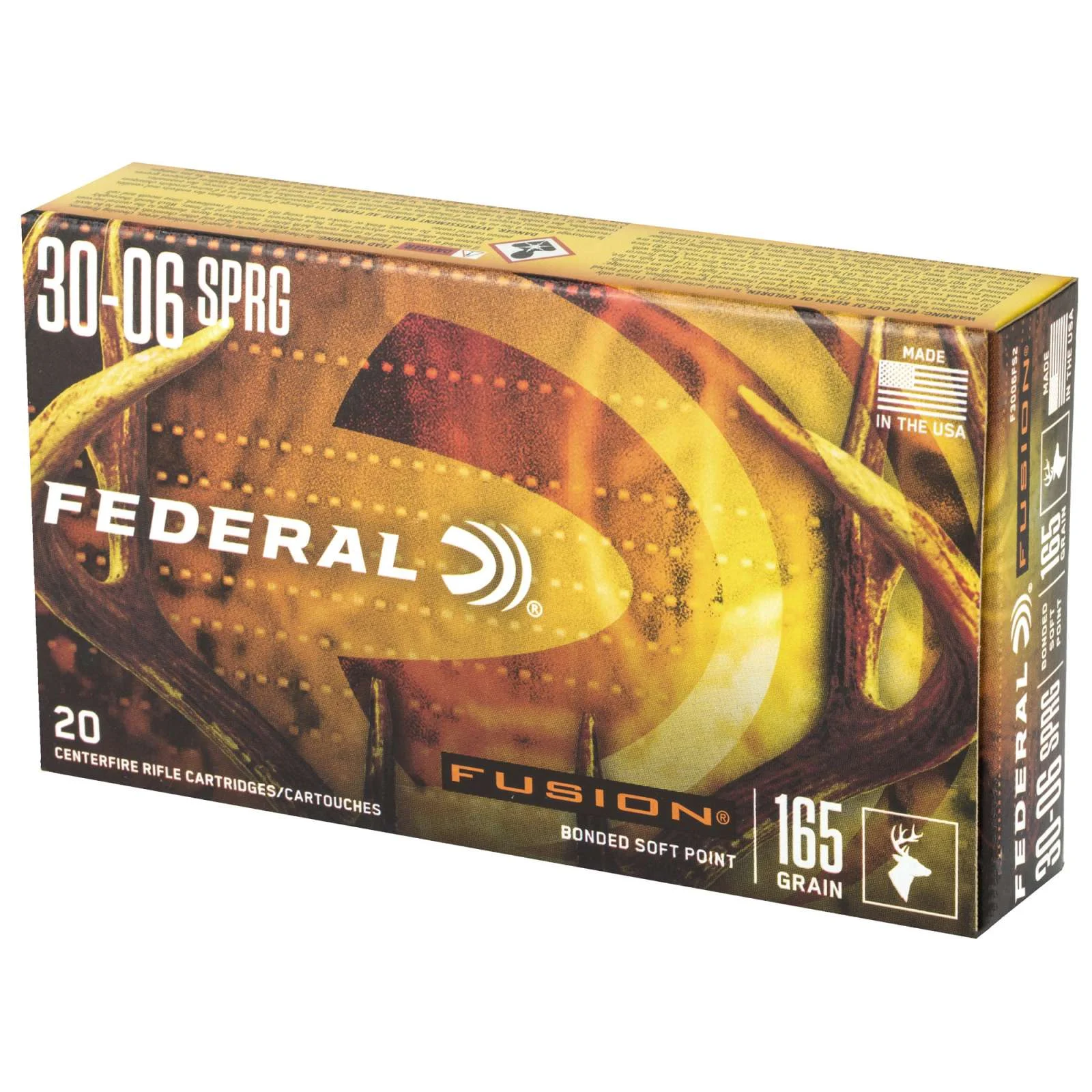 FEDERAL 3006 SPRG 165GR FUSION 20 RD/BX 10 BX/CS - Image 2