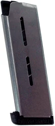 WILSON MAGAZINE OFFICER 45ACP - 7RD W/STD. PAD STAINLESS