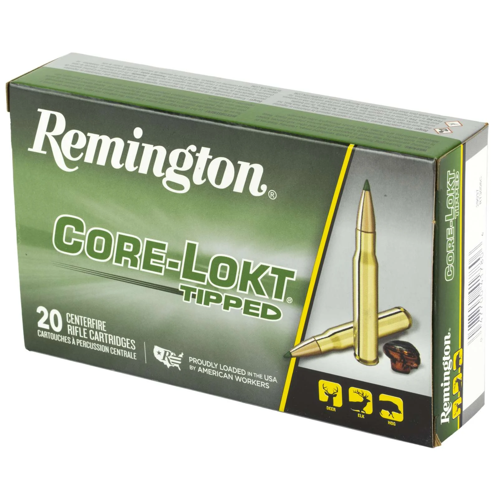 REMINGTON RT3006C 30-06 SPRG 180GR CORE-LOKT TIPPED 20 RD/BX 10 BX/CS - Image 2