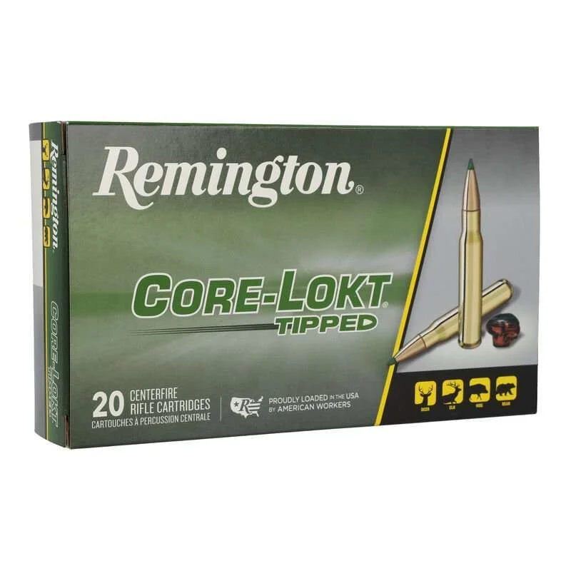REMINGTON RT3006C 30-06 SPRG 180GR CORE-LOKT TIPPED 20 RD/BX 10 BX/CS - Image 4