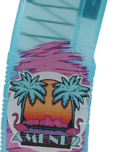 AMEND2 AR-15 MAGAZINE 5.56X45 - 30RD POLY MODC TEAL MIAMI VICE
