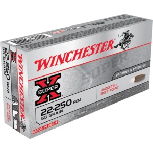 Super-X 22-250 REM 55gr JSP 20/bx