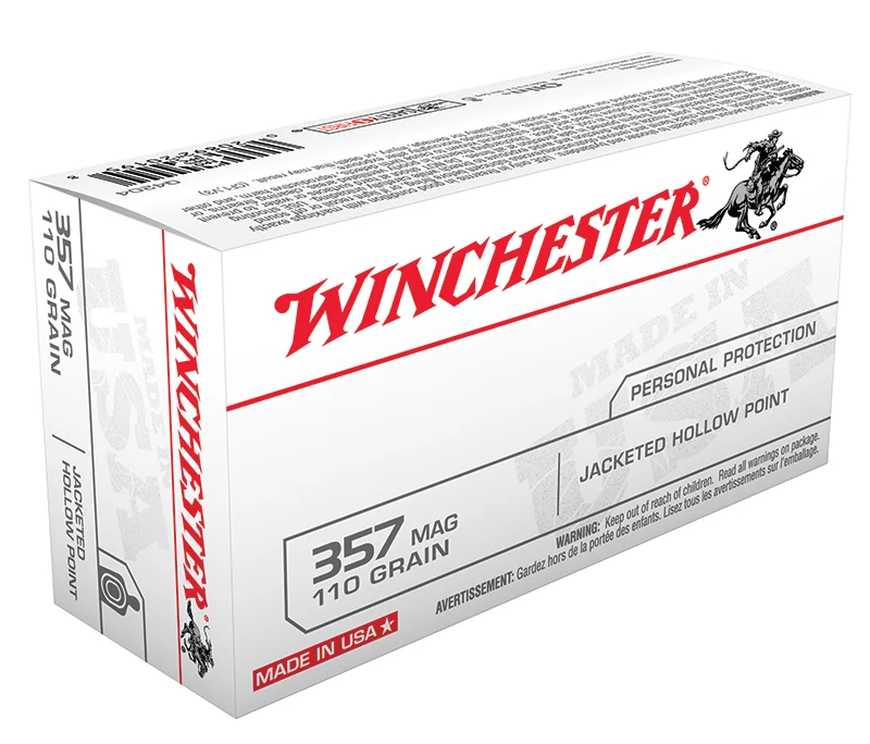 USA 357 MAG 110gr JHP 50/bx