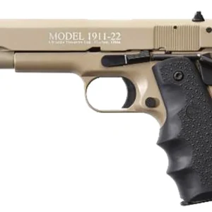 1911 Pistol 22LR 5" BBL Tan,Hogue Gp2/10