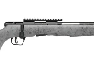SAVAGE ARMS B17 17HMR BL/GRY 18" CARBON TB