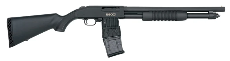 590M MAG-FED 12ga, 18.5" Hvy-Walled 10+1