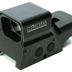 KONUS RED/GRN DOT SIGHTPRO R8 - 2-5MOA 1X39 8-RETIC DUAL RAIL