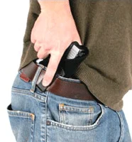 BLACKHAWK INSIDE PANTS #00 RH - S&W K/L & SIMILAR 2"-3" BLACK