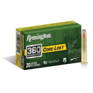 REMINGTON R360BH4 360 BUCKHAMMER 180GR CORE-LOKT SP 20 RD/BX 10 BX/CS