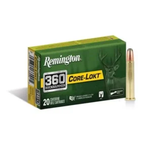 REMINGTON R360BH2 360 BUCKHAMMER 200GR CORE-LOKT SP 20 RD/BX 10 BX/CS