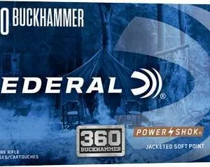 FEDERAL 360 BUCKHAMMER 200GR POWER-SHOK 20 RD/BX 10 BX/CS