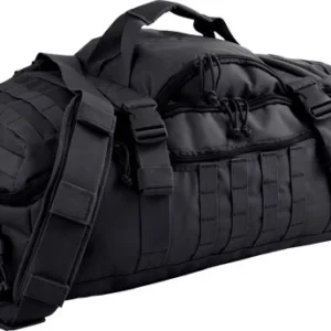 RED ROCK TRAVELER DUFFLE BAG - BACKPACK OR LUGGAGE BLACK