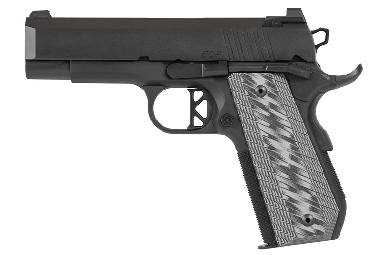 Dan W ECP 45ACP 4" BB Blk Al Frm,FS 8rd