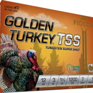 FIOCCHI GOLDEN TURKEY TSS 12GA - 3" 1-5/8OZ #7 5RD 10BX/CS