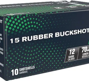 FIOCCHI RUBBER BUCK 12GA 2.75" - 15-PELLET 10RD 25BX/CS